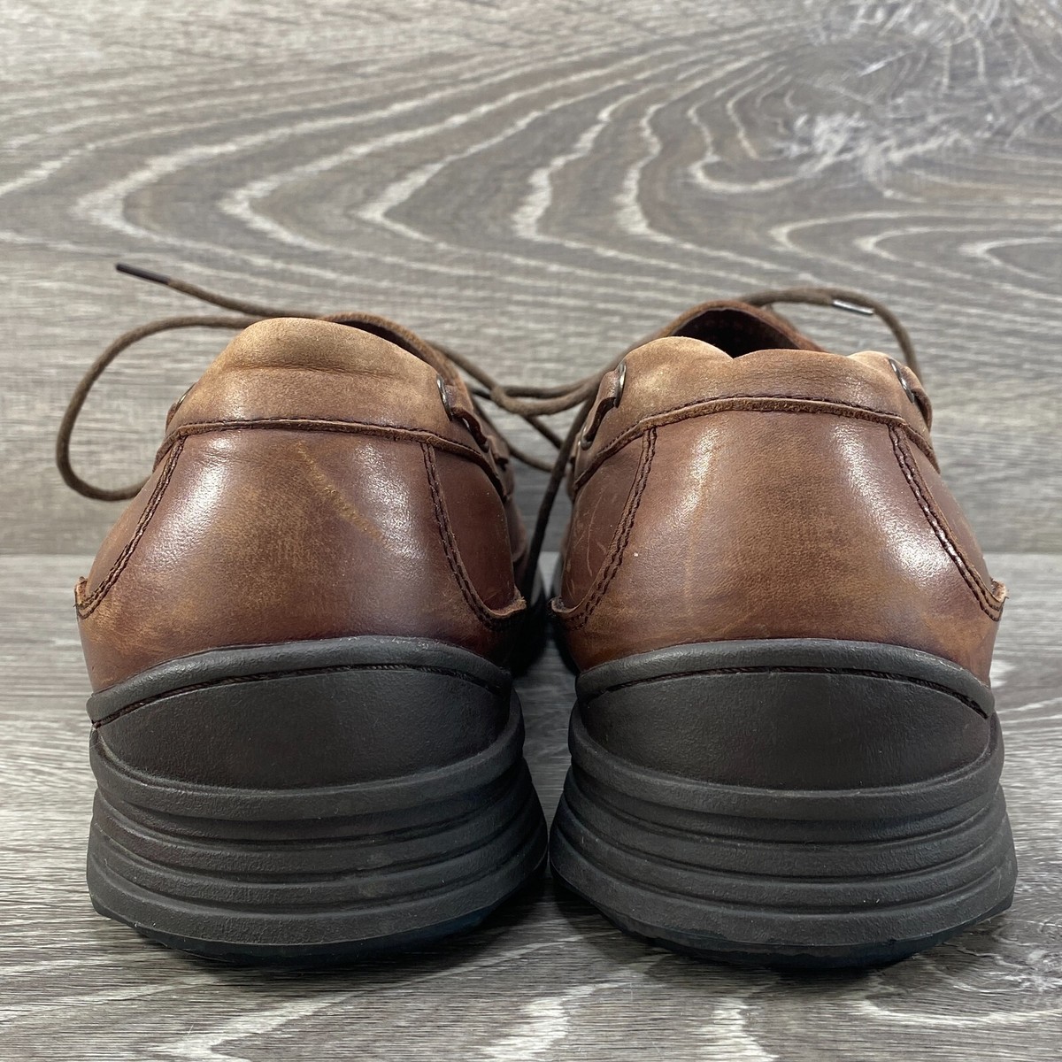 Gravity Defyer by AIW Mens Size 9.5 Brown Leather Lace Boat  display picture 2