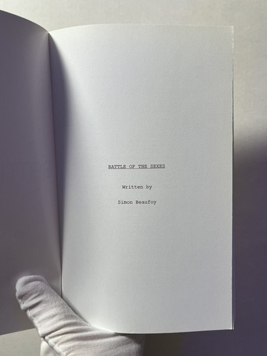BATTLE OF THE SEXES (2017) Rare FYC Awards Screenplay/Script -NEW- - Picture 7 of 8