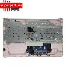 Palmrest Backlit Keyboard Touchpad For HP 17BY 17-BY 17-CA L92785-001 Silver