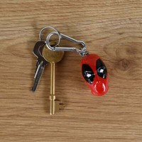 Deadpool Head Resin 3D Keychain Kopf SchlüSselanhäNger Pyramid International