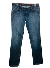 Women's X2 Quality Denim W01 Skinny Jeans Blue SIZE 8S