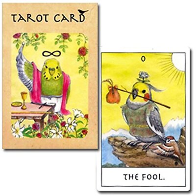 Bird Tarot Deck By Norisan 22 Major Arcana + 56 Minor Arcana