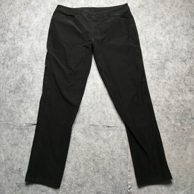 Lululemon ABC Commission Jean Mens 34x30 Black Canvas Performance Golf  Pants