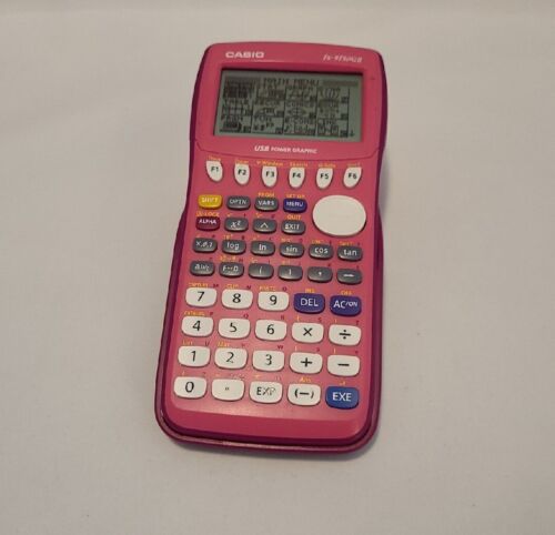Casio FX-9750GII Graphing Calculator Pink with Slide - Afbeelding 1 van 3