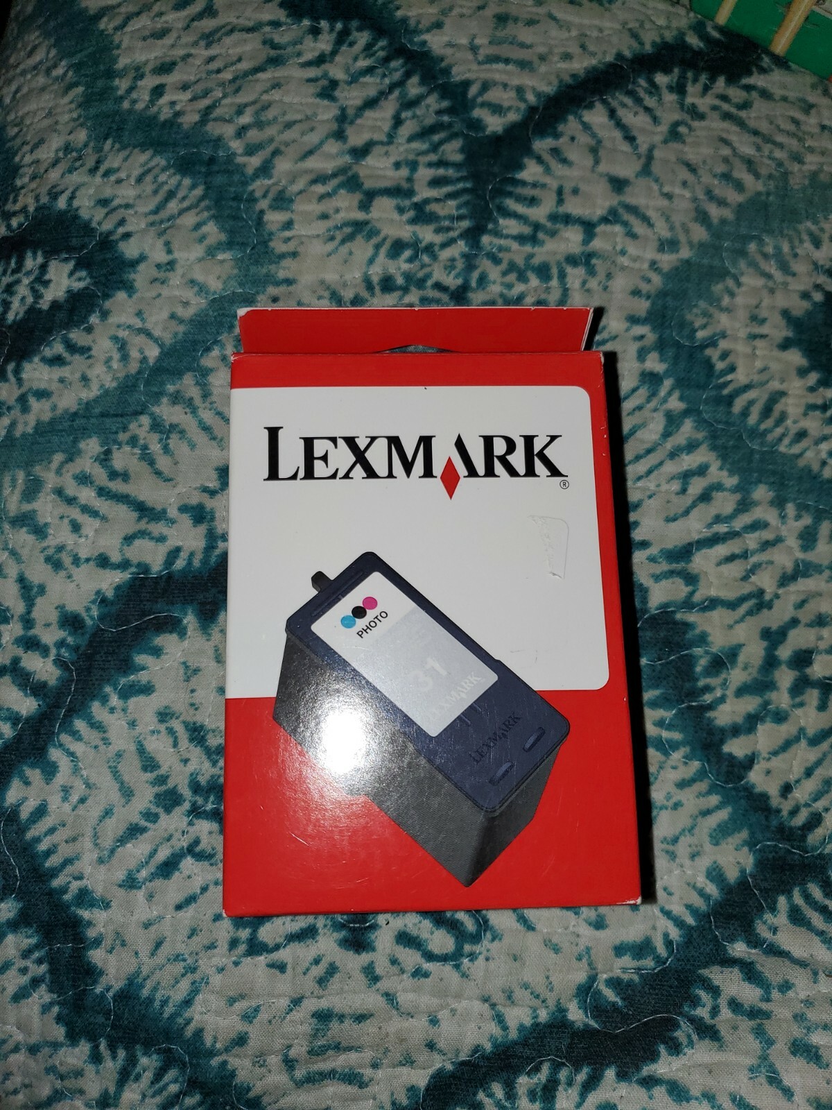 Lexmark 31 Ink NEW Genuine Lexmark 31 Photo Color Ink Print Cartridge Never Opened.m ...