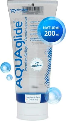 BESUCHE DEN JOYDIVISION- Joydivision Original AQUAglide 200 ml Gleitgel Natural, Kristallklares &
