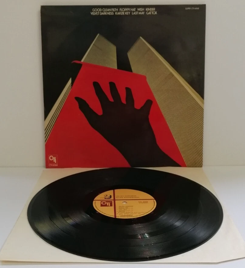 Allan Holdsworth Velvet Darkness Vinyl LP - EX Foto 4 de 4