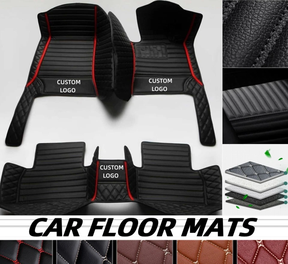 For Jaguar Car Floor Mats Auto Carpet RHD Custom XJ XJ-L XK Waterproof Liner Rug - image 3 of 4