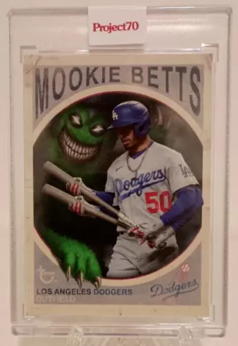 Mookie Betts Project 70 #682 by Greg 'Craola' Simkins Dodgers