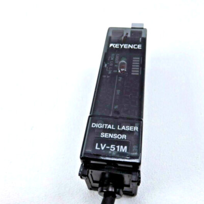 KEYENCE LV-51M Amplifier Unit NPN Digital Laser Sensor New #