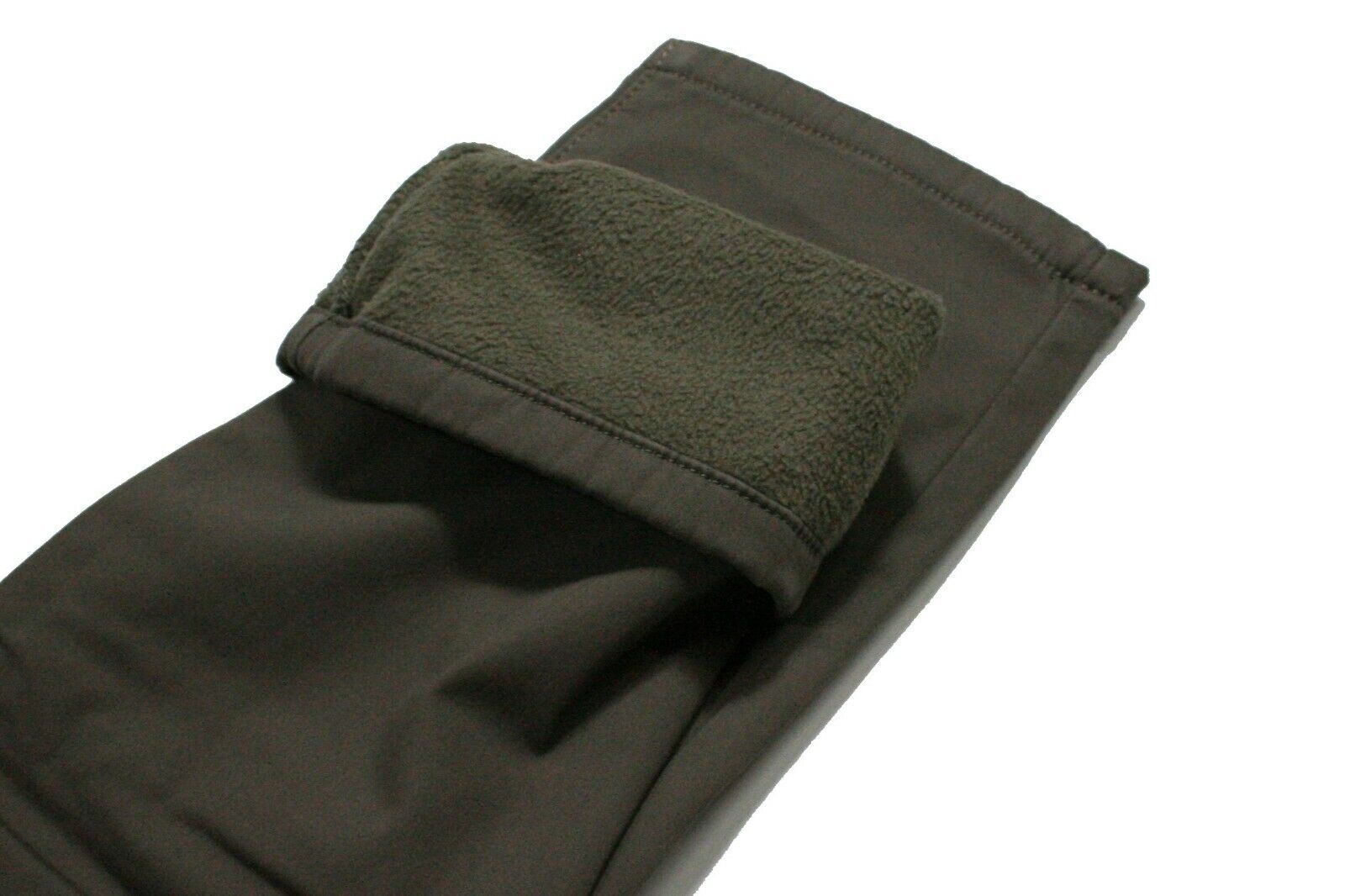 Pantaloni Trekking Uomo Elasticizzati E Idrorepellenti - Fodera In Pile, 3 Tasche Con Cerniera - Jogging Sportivi - 5