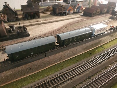 PIKO, DB PASSENGER AND VAN WAGONS, SCALE HO