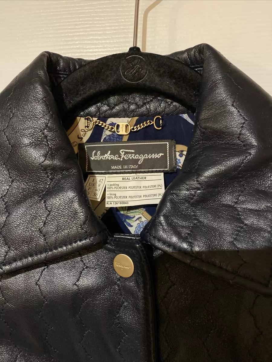 Louis Vuitton Women Leather Jacket Size 42