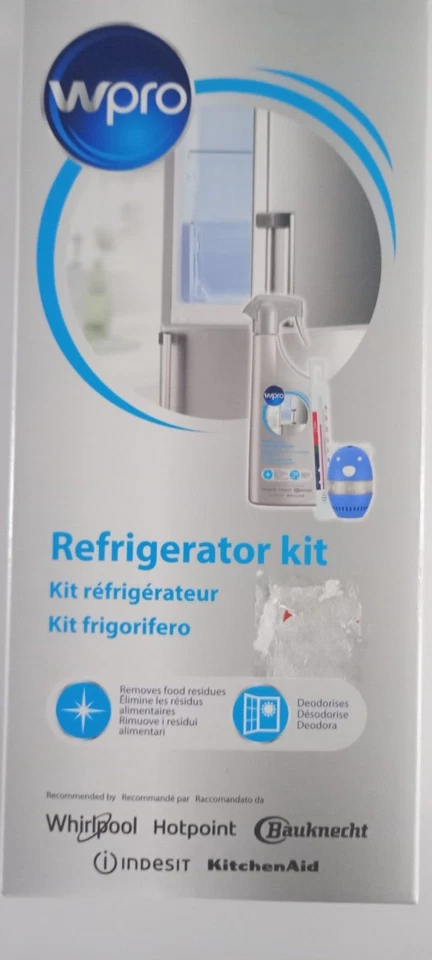 Kit nettoyant pour Frigo/congélateur + thermomètre WPRO COL015 - Photo 4/4