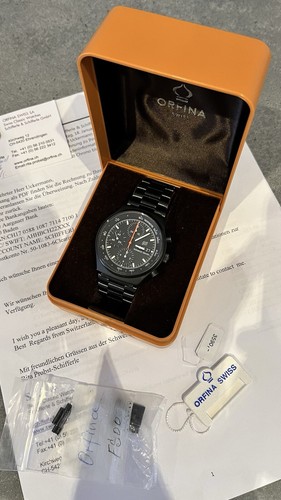 Orfina Chronograph Porsche design 1970’s Top Gun Original