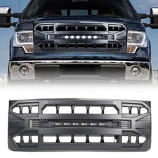 Front Bumper Grille Armor Grill Woff-road Lights For 2009-2014 Ford F150 F-150