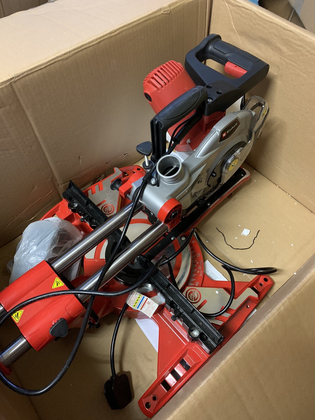 Einhell Sliding Mitre Saw 250mm Powerful 2350W Dual Cross Cut DIY TC