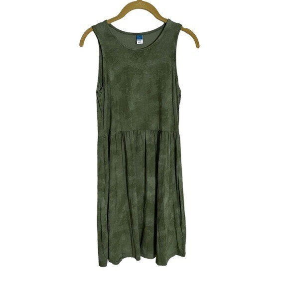 dark green tank dress Beyond Yoga Rib Tank Dress