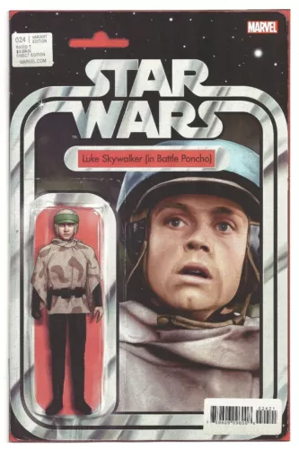 Marvel Comics STAR WARS (2020) #24 LUKE SKYWALKER Action Figure Variant Cover