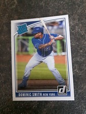 2018 Panini Donruss Rated Rookie Dominic Smith RC Card# 47. rookie card picture