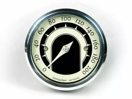 MOTOGADGET SPEEDOMETER  motoscope tiny Speedster  (mst)  POLISHED BEZEL