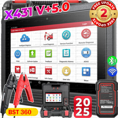 2025 LAUNCH X431 PRO3S+ V+ 5.0 PRO Elite Diagnostic Tool Key Coding TPMS Scanner