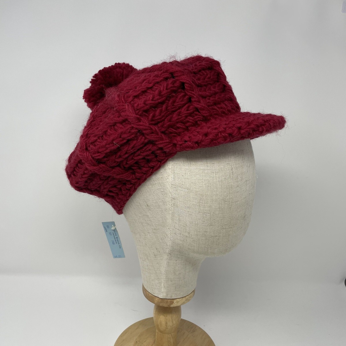 VTG NWT Joseph Horne Knit Jaunty Beret Newsboy Hat 60s 70s 