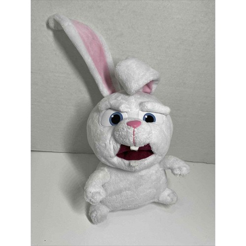 Secret Life Of Pets Talking White Snowball Bunny Rabbit Plush Stuffed ...