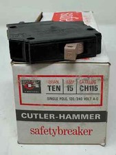 Lot of 30 Cutler Hammer 15amp CH115 Single Pole Breakers NOS