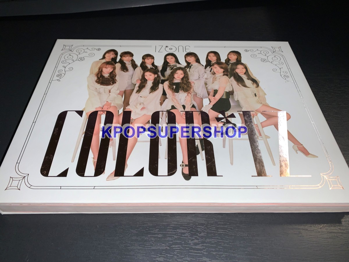 IZ*ONE 1st Mini Album Color*IZ CD Hitomi + Unit Photocards