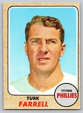 1968 Topps Turk Farrell #217 Philadelphia Phillies EX+