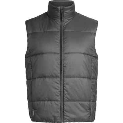 Icebreaker Vest Women's S Black ZoneKnit Merino Wool Insulated Embroidered NWT