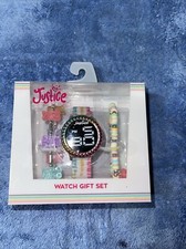 Justice Kids Watch Gift Set, Pink, NEW Great Gift For The Holidays