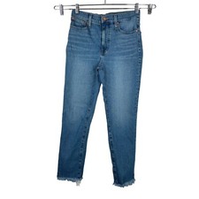 Madewell The Perfect Vintage Jean Size 28 Blue Denim High-Rise Straight Leg with