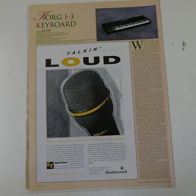 21x30cm magazine cutting 1993 ELECTROVOICE n/dym 