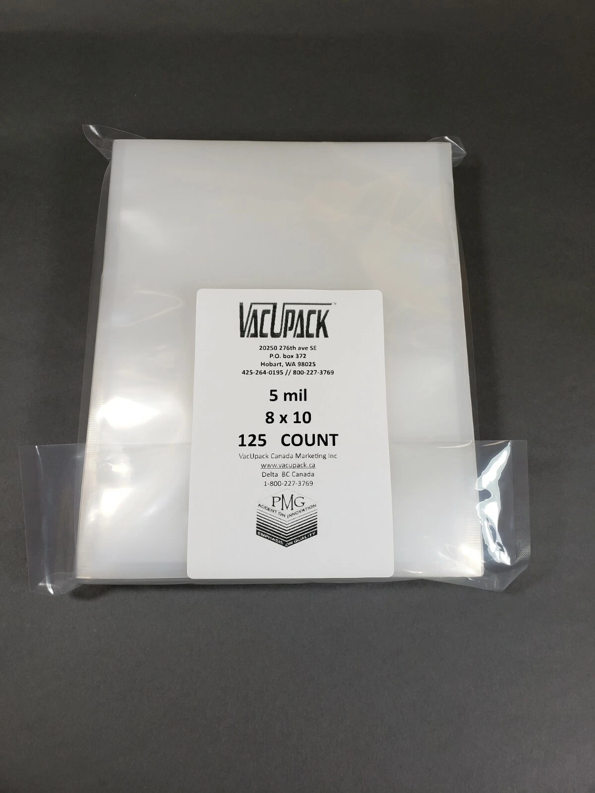 5 Mil 8x10 125ct Flat Commercial Bag Vacuum Sealer VacMaster Food Saver
Opens in a new window or tab