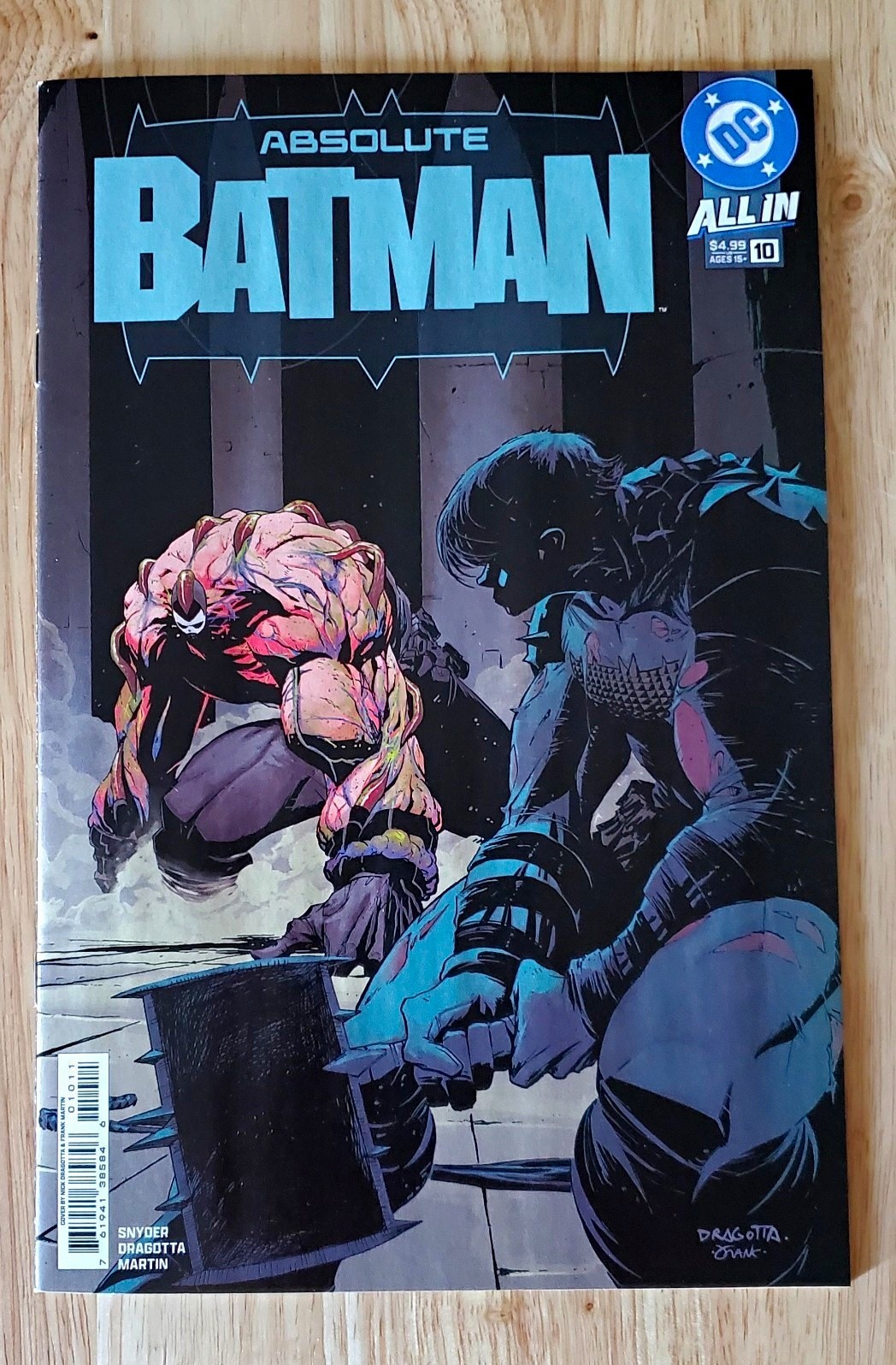DC Comics Absolute Batman #10 Snyder Dragotta Martin Nick Dragotta Frank Martin
