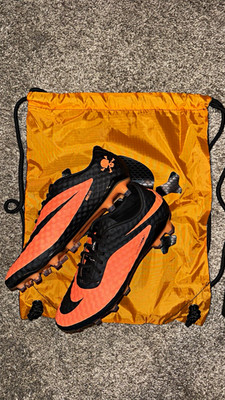 Nike Hypervenom Phantom RGN SE FG Soccer Cleats Orange/Black US 7.5