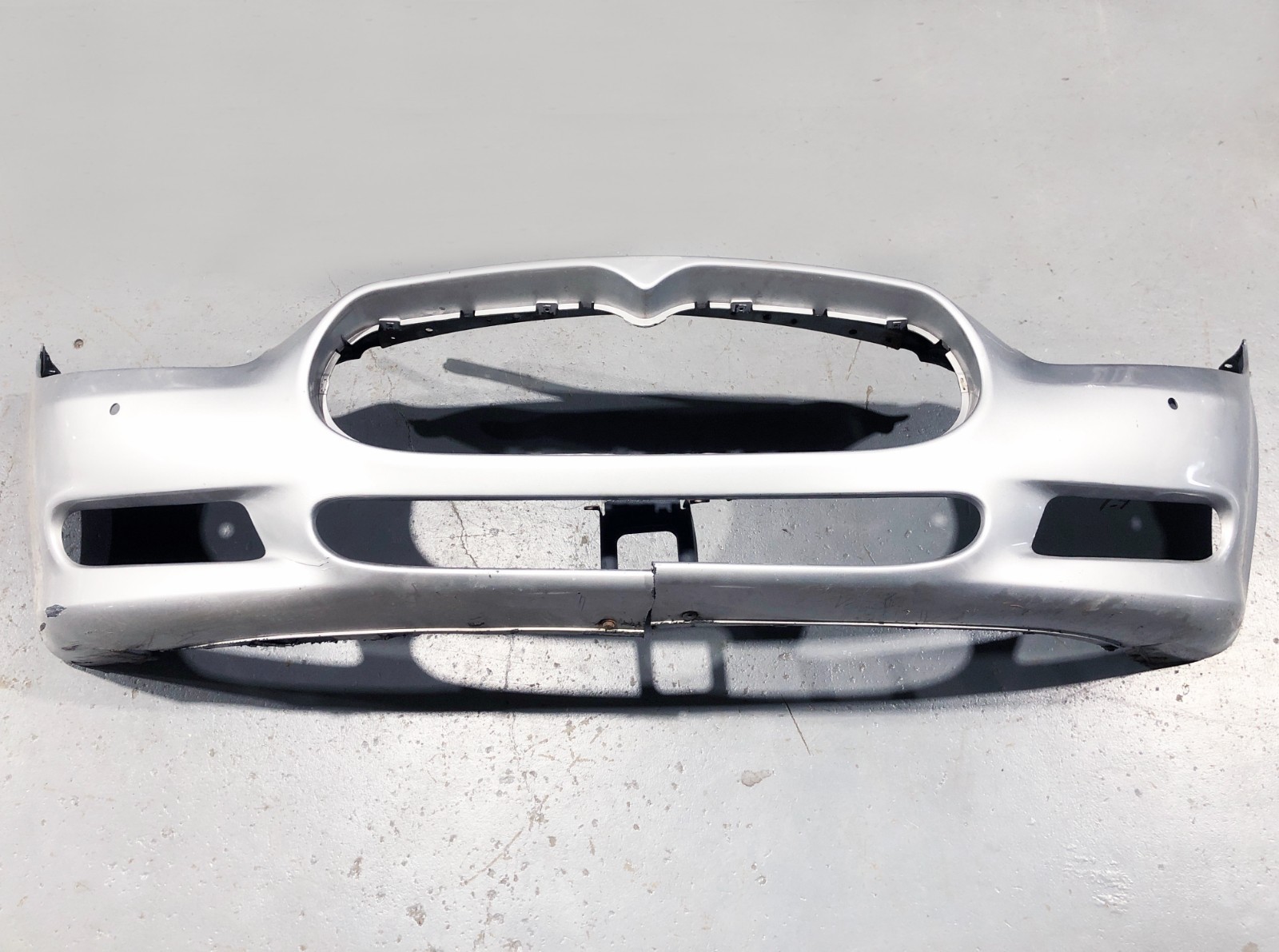 09-13 Maserati Quattroporte M139 Front Bumper Cover GRIGIO TOURING Silver OEM 10