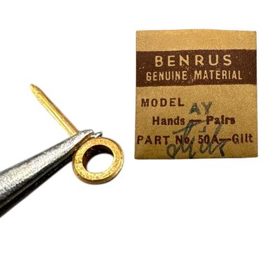Benrus AY Hour Hand Yellow Watch Material Part Read! BP5