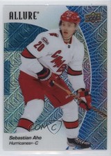 2023-24 Upper Deck Allure Blue Line 17/35 Sebastian Aho #38 mq5