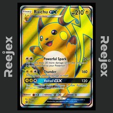 Raichu GX - SM90 - Black Star Promo - Shining Legends SC - Pokemon Card - LP
