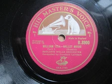 Sadler's Wells Orchestra: William Tell 1st UK 2 x 78RPM Shellac B.8900 B.8901