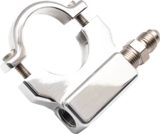 FEULING PARTS Oil Pressure Gauge Mount - 1" - Chrome 9051