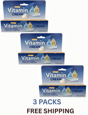3 Packs Vitamin A&D Cream, Ointment for Diape...