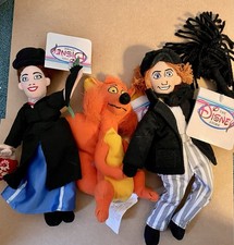 Disney Store MARY POPPINS BEAN BAG Plush Lot Of 3 - Mary, Fox  Bert - MWT