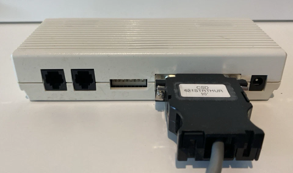 De colección US Robotics Sportster 33.6 módem de fax 0459 con cable encendido Foto 3 de 4