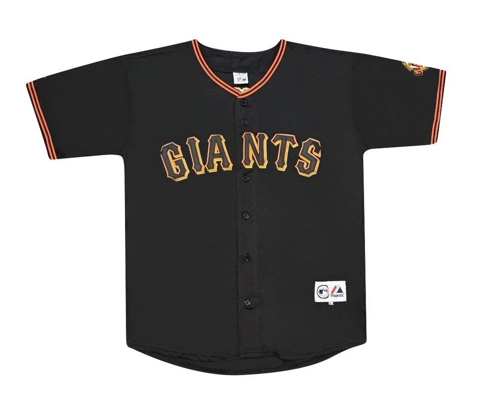 Barry Bonds San Francisco Giants Alternate Black Jersey Mens Size Large - Image 2 of 4