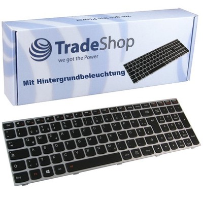 Orig QWERTZ Tastatur DE Beleuchtung für Lenovo Ideapad G70-70 G50-75 G50-80 Z501