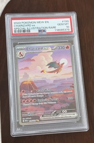 PSA 10 Charizard ex 2023 Pokemon Scarlet & Violet 151 199/165 SIR GEM MINT NEW!